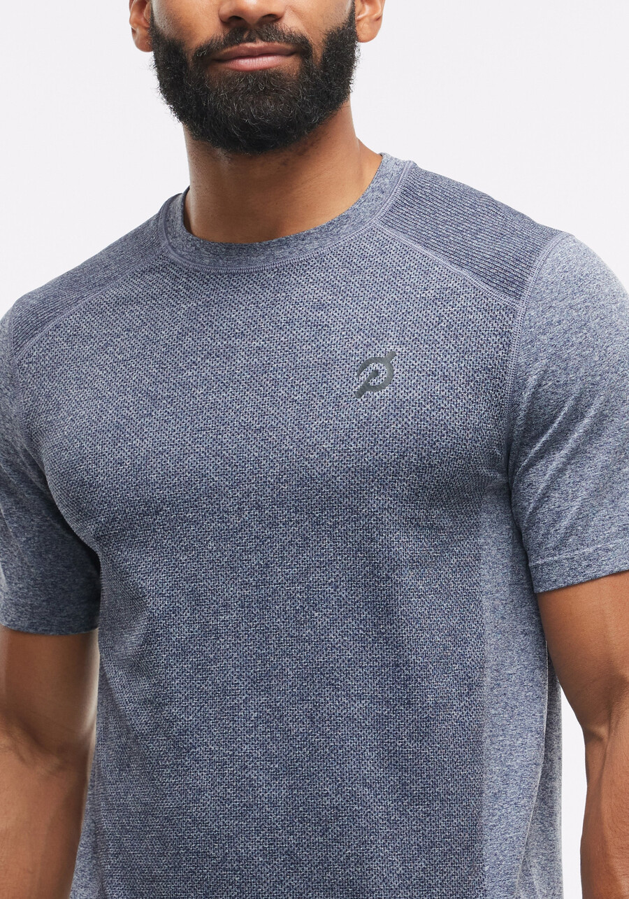 nahtloses kurzarm-shirt