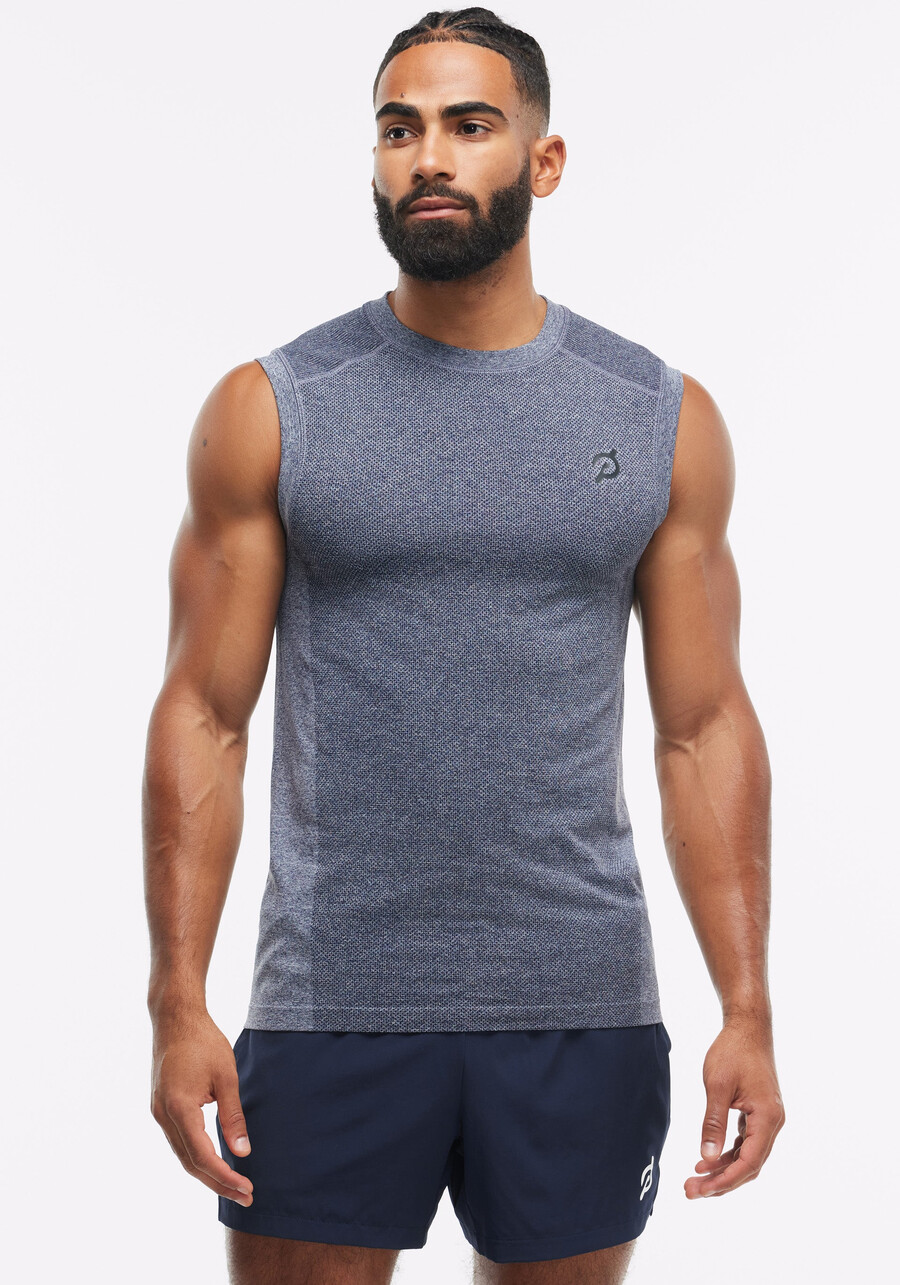 nahtloses muskel-tanktop