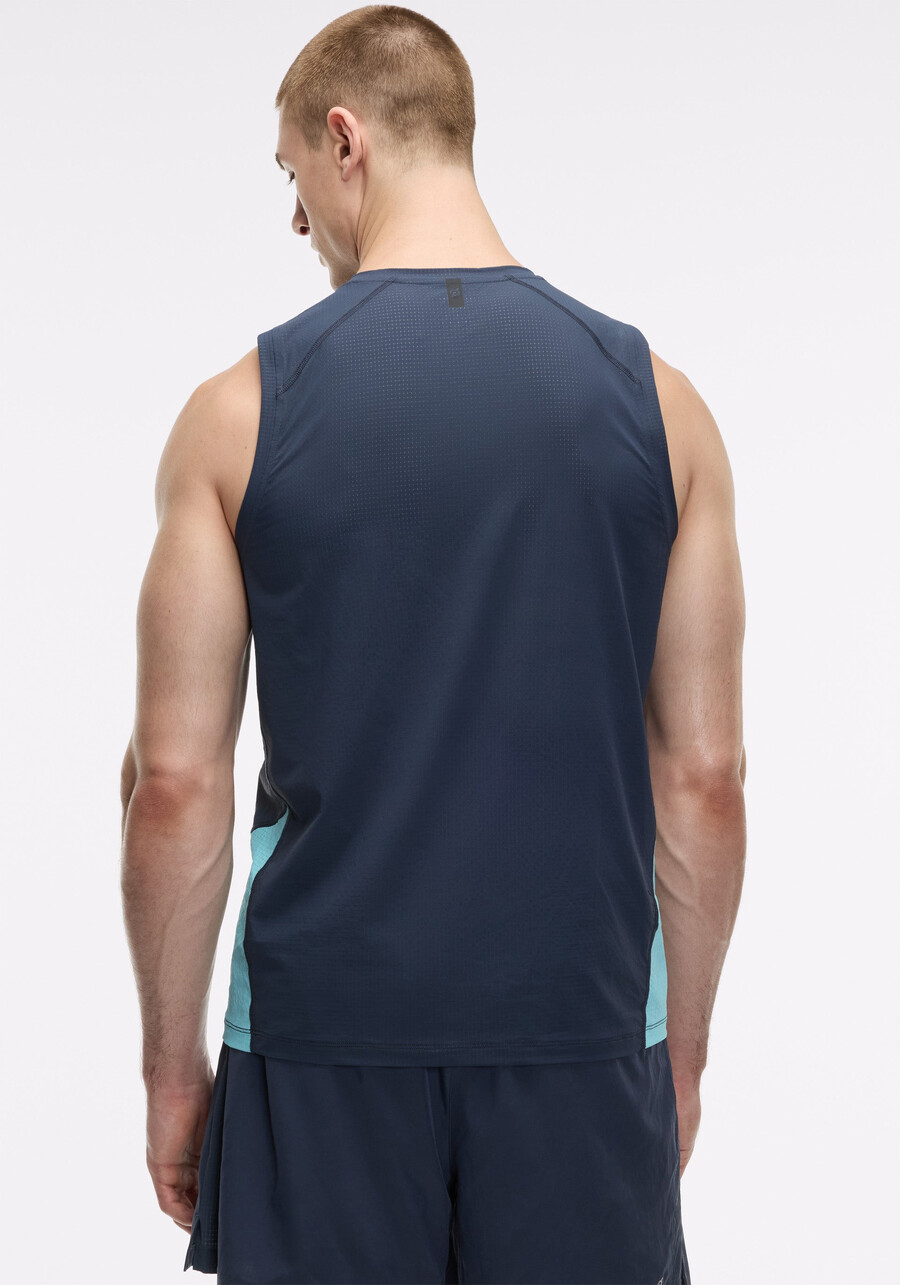 tanktop mit jacquardmuster und farbblockmuster