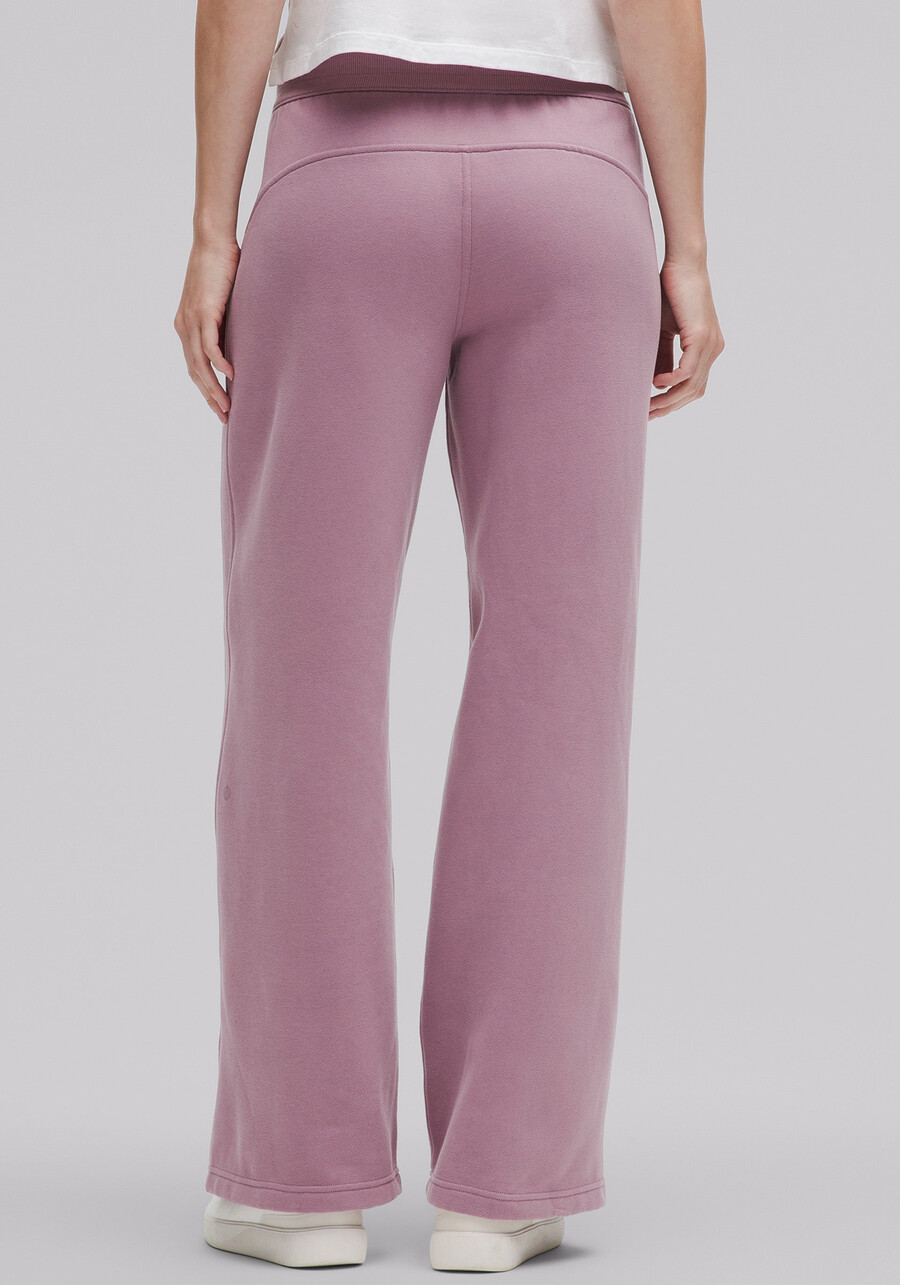scuba mid-rise wide-leg hose normal