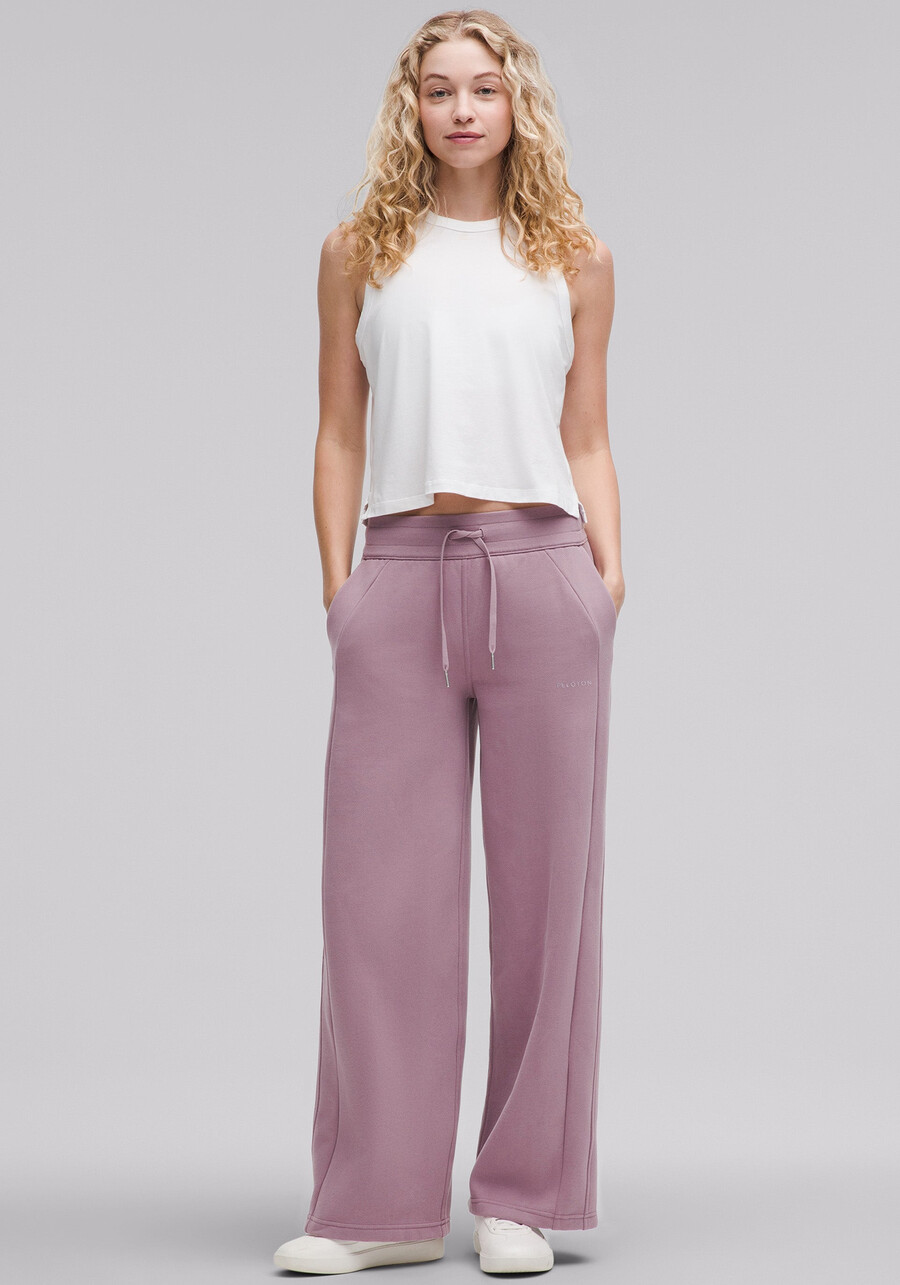 scuba mid-rise wide-leg hose normal