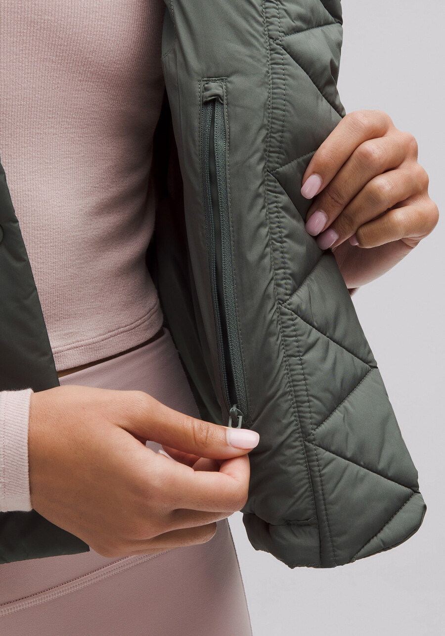 wunder puff 600-daunenfüllung cropped weste