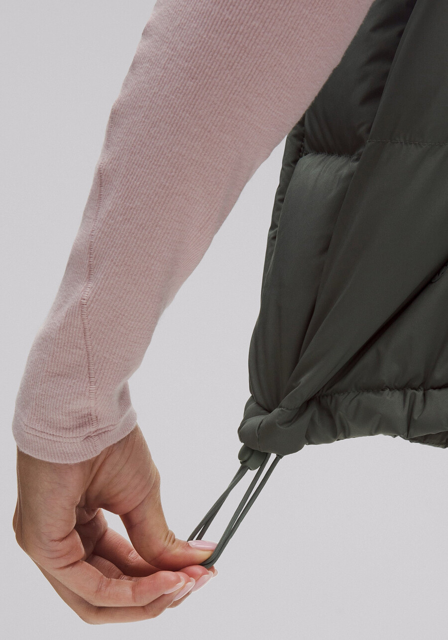 wunder puff 600-daunenfüllung cropped weste