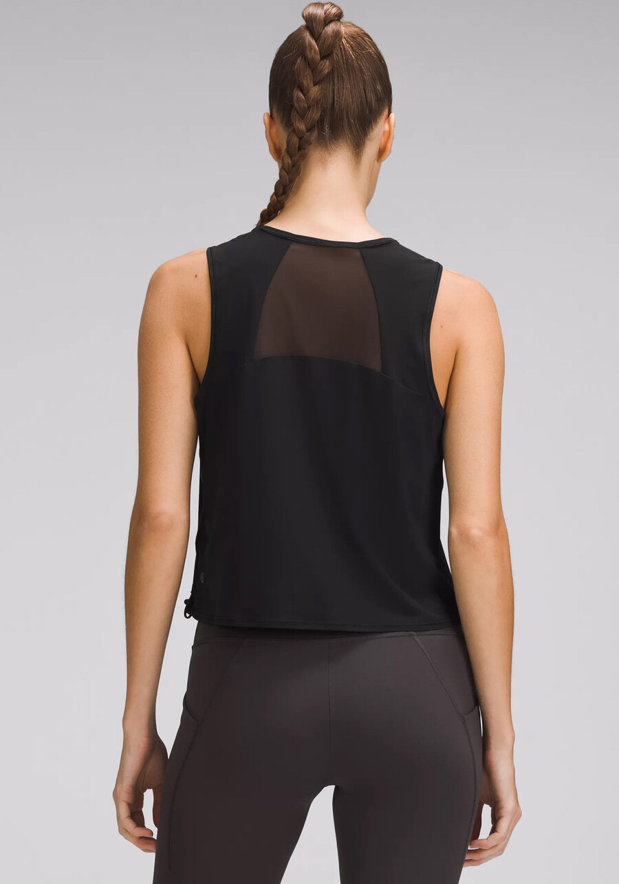 kurzes tanktop mit sculpt-effekt