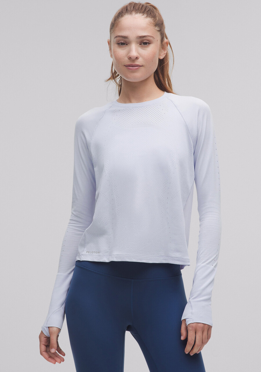 swiftly langarmshirt mit mesh-rücken