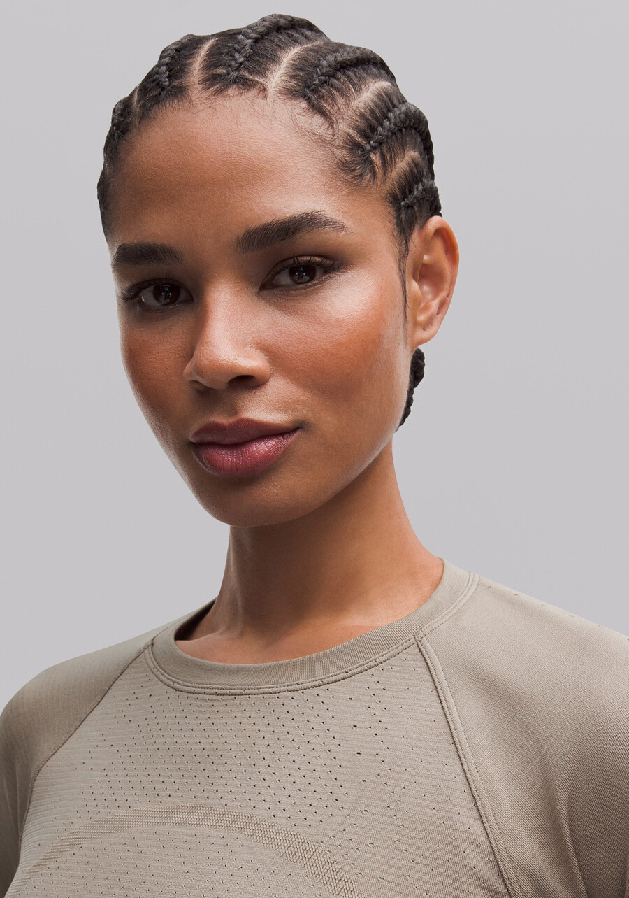 swiftly langarmshirt mit mesh-rücken