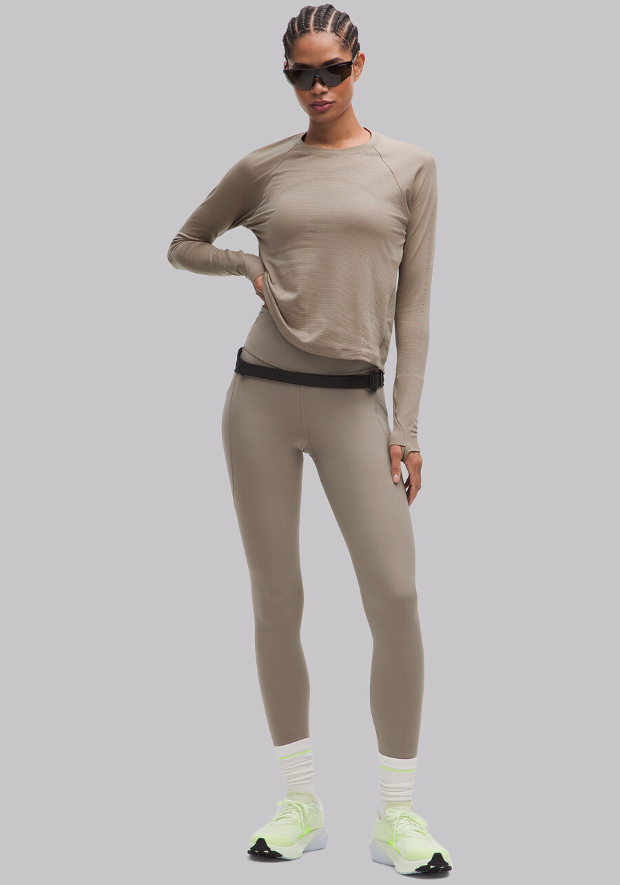 swiftly langarmshirt mit mesh-rücken