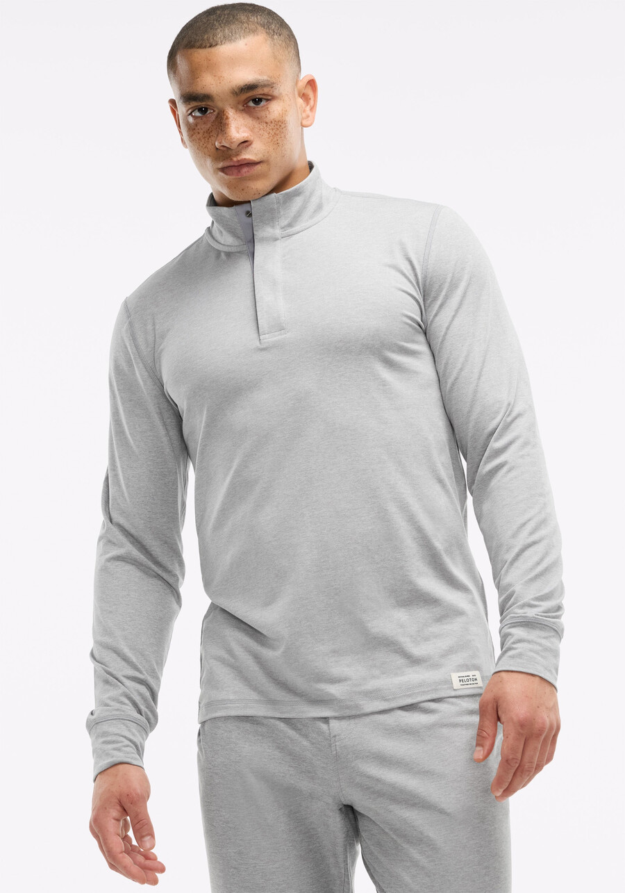 dreamblend pullover mit druckknopfleiste