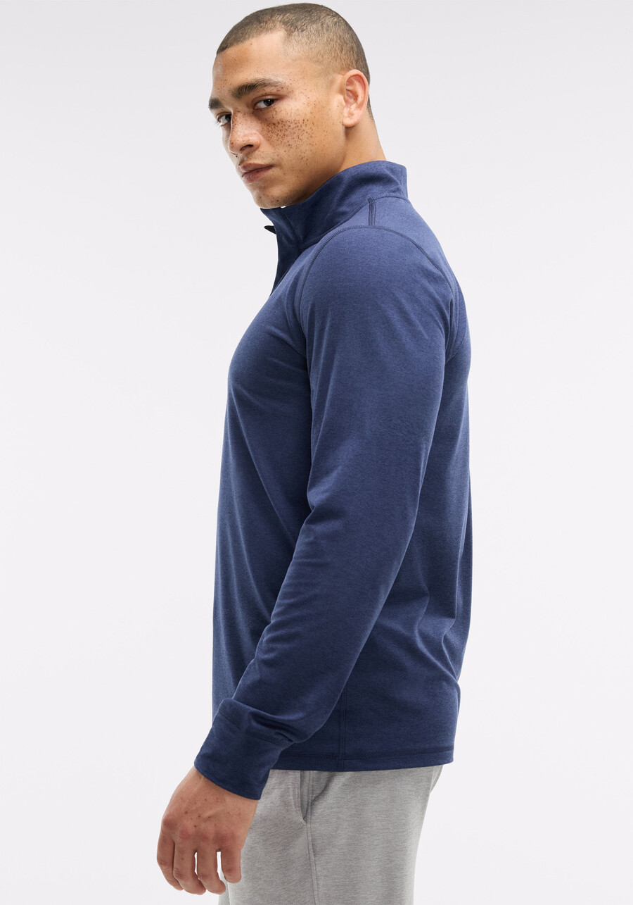 dreamblend pullover mit druckknopfleiste