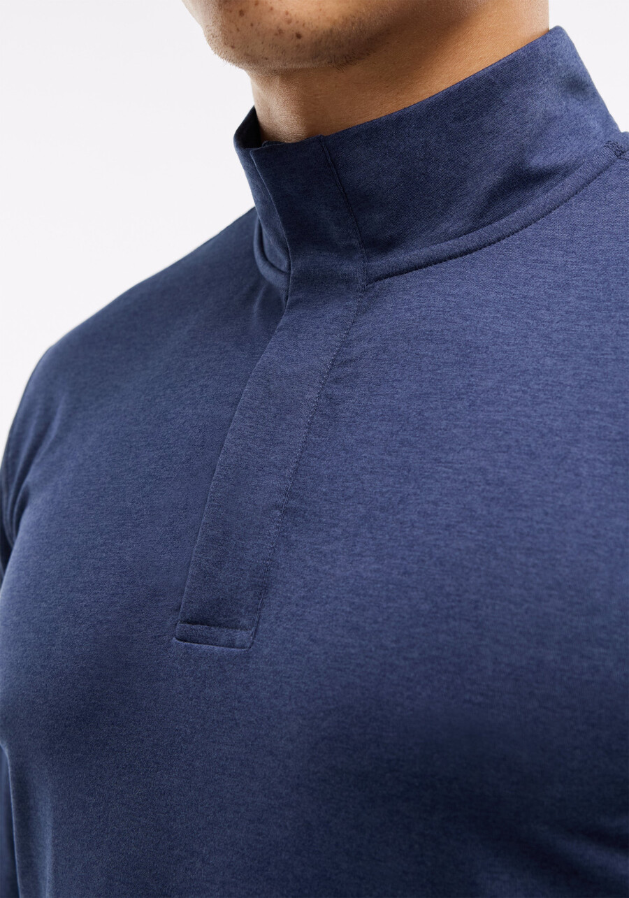 dreamblend pullover mit druckknopfleiste