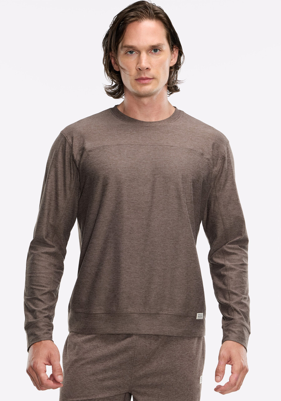 dreamblend pullover mit gebogener passe