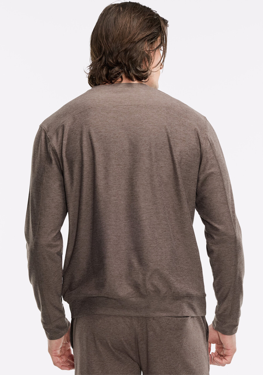 dreamblend pullover mit gebogener passe