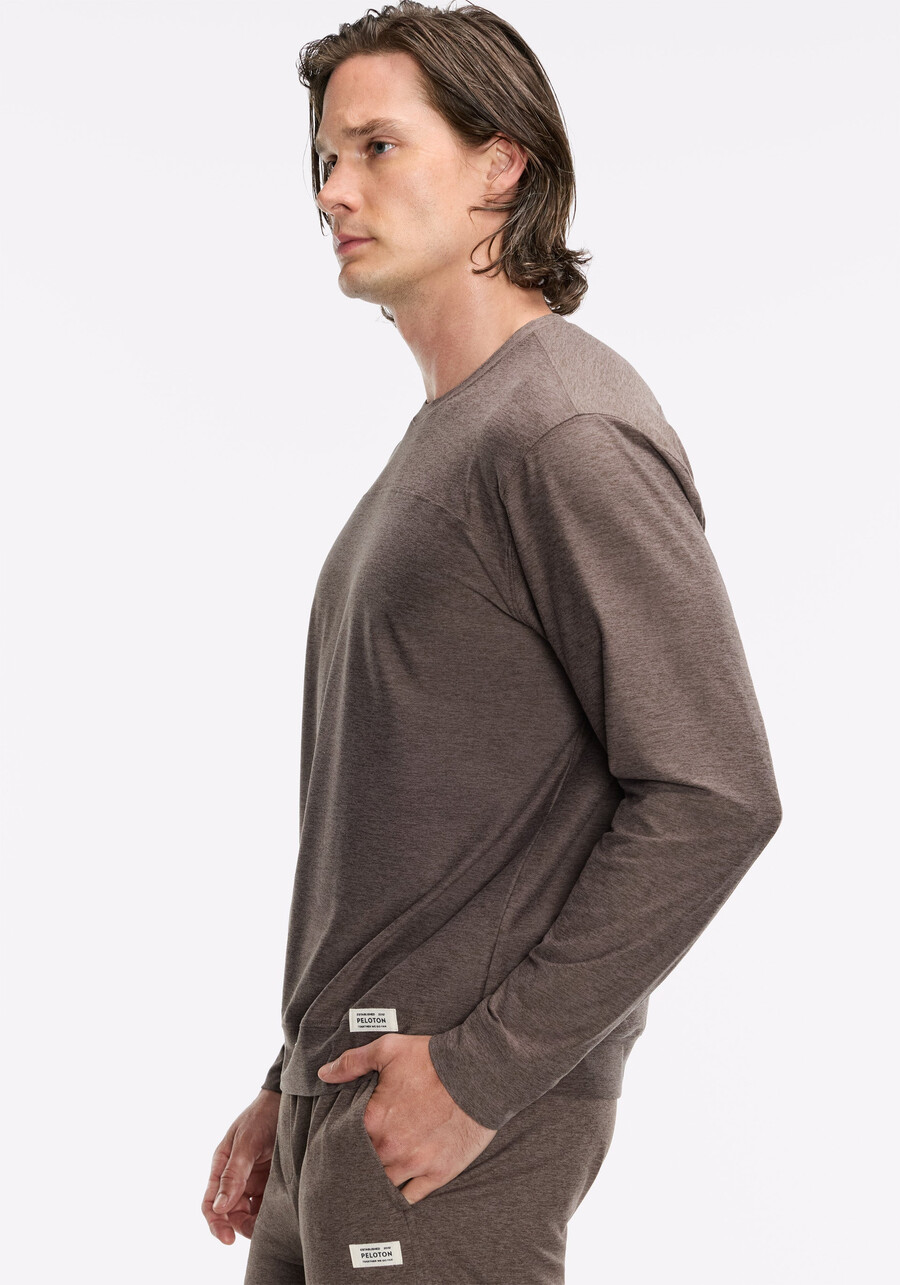dreamblend pullover mit gebogener passe