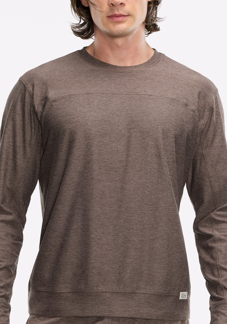dreamblend pullover mit gebogener passe