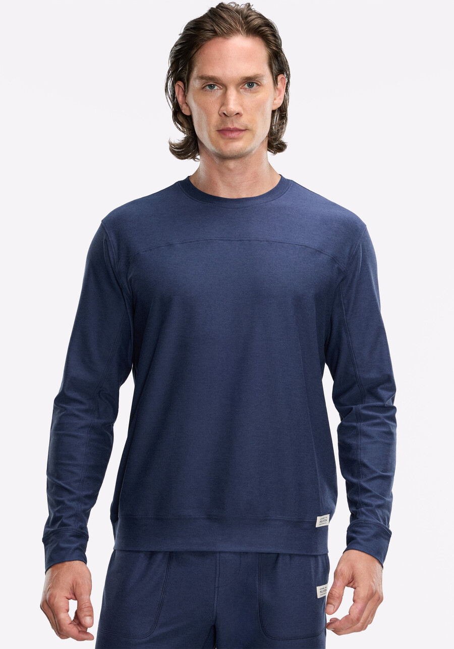 dreamblend pullover mit gebogener passe