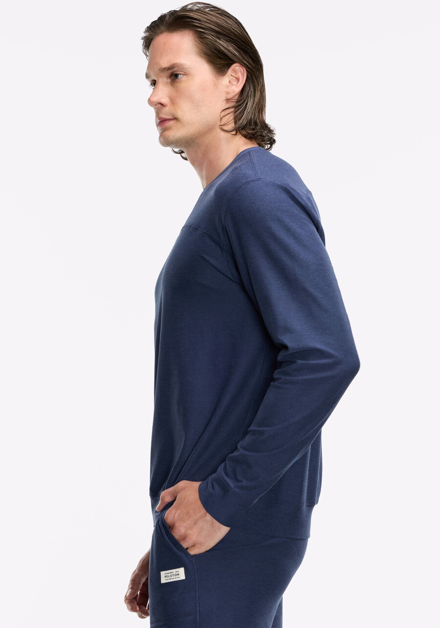 dreamblend pullover mit gebogener passe