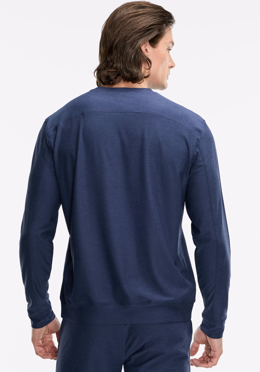 dreamblend pullover mit gebogener passe