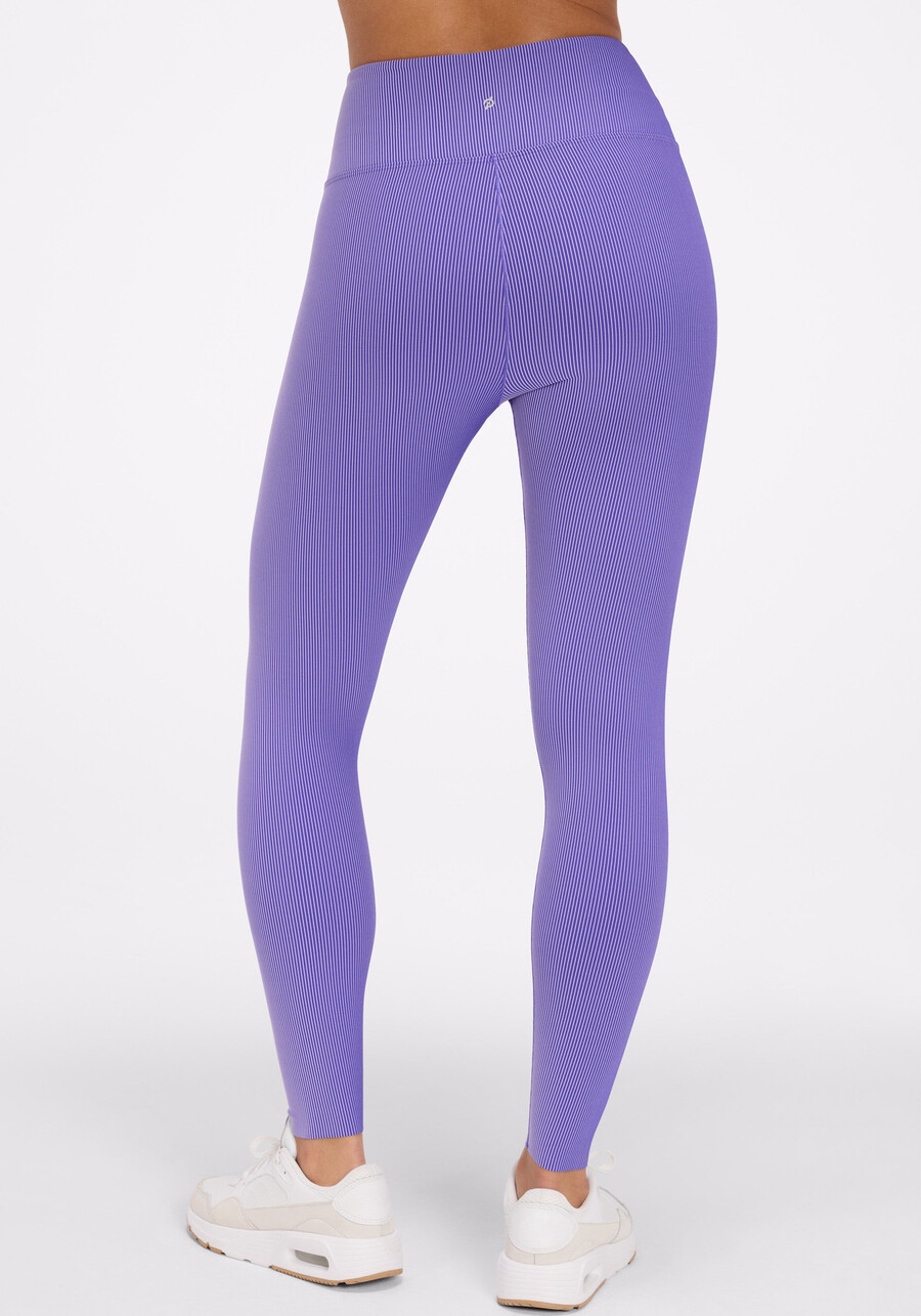 zweifarbige rippstrickhose hoher bund eng anliegend 25 zoll