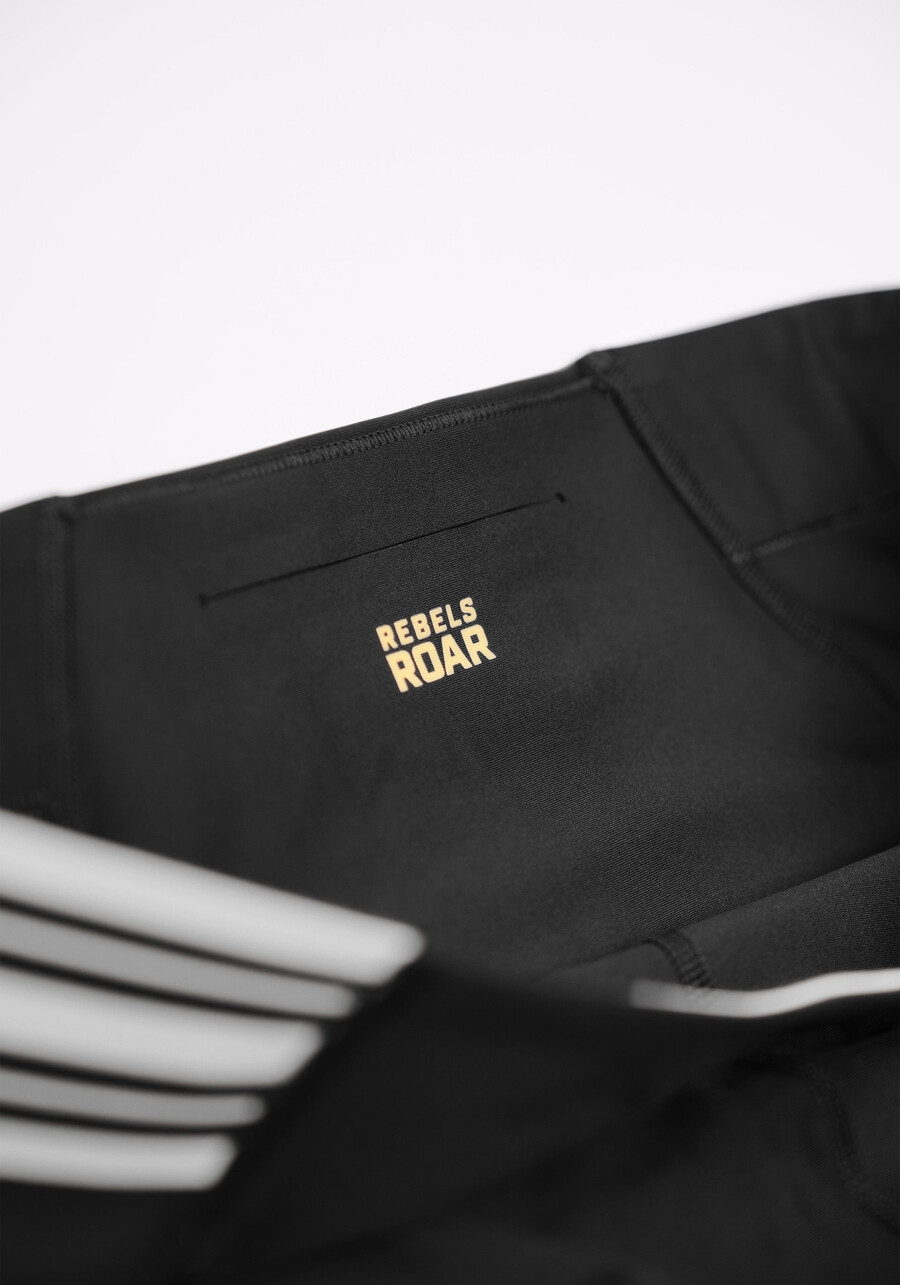 merit ⅞ gestreifte elastische leggings