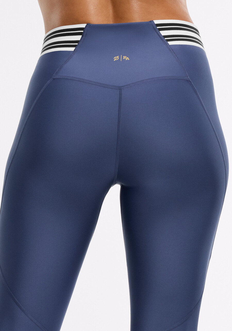 merit ⅞ gestreifte elastische leggings