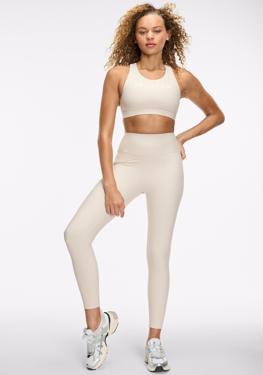 leggings-set in haferflockenfarbe