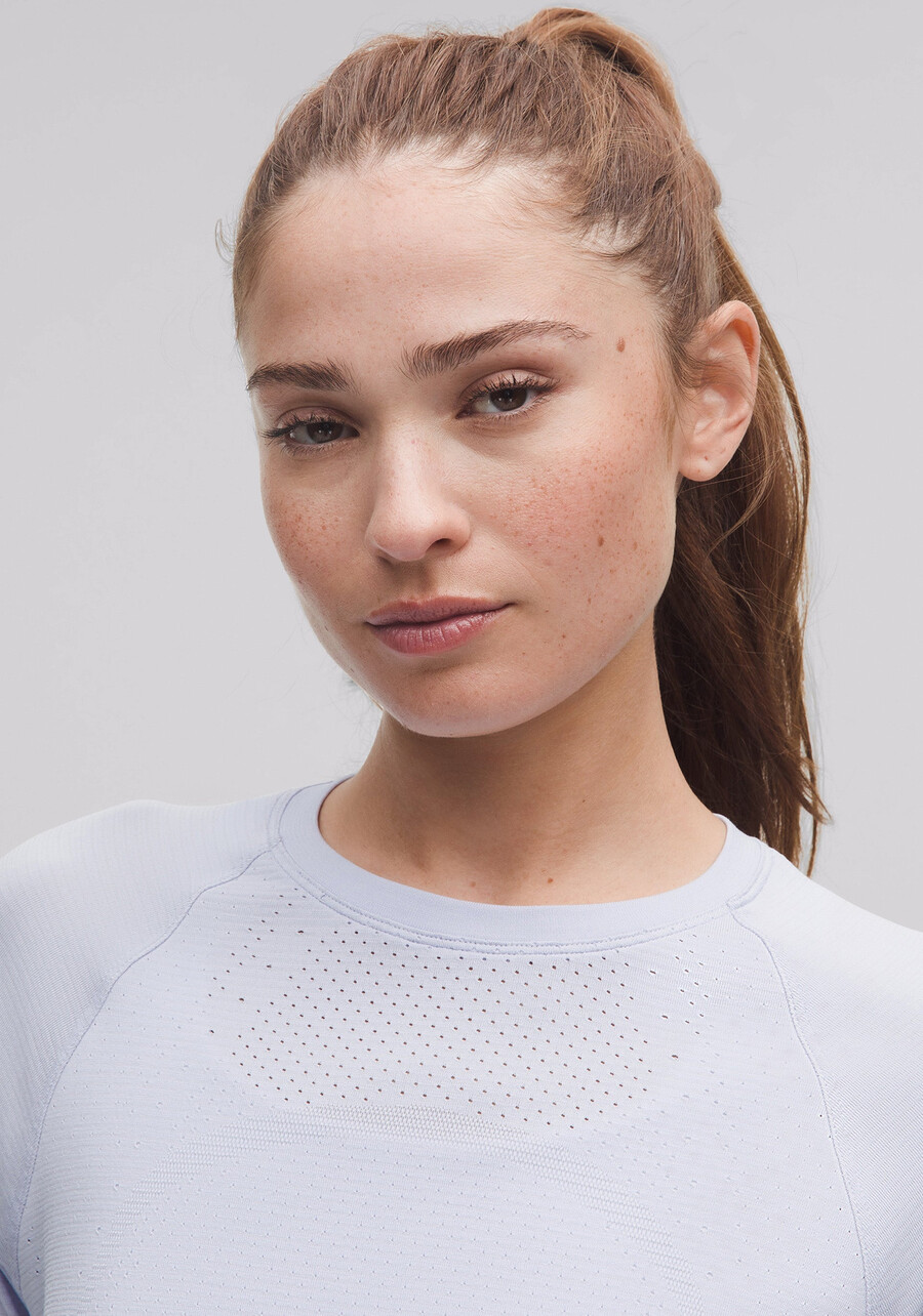 swiftly langarmshirt mit mesh-rücken