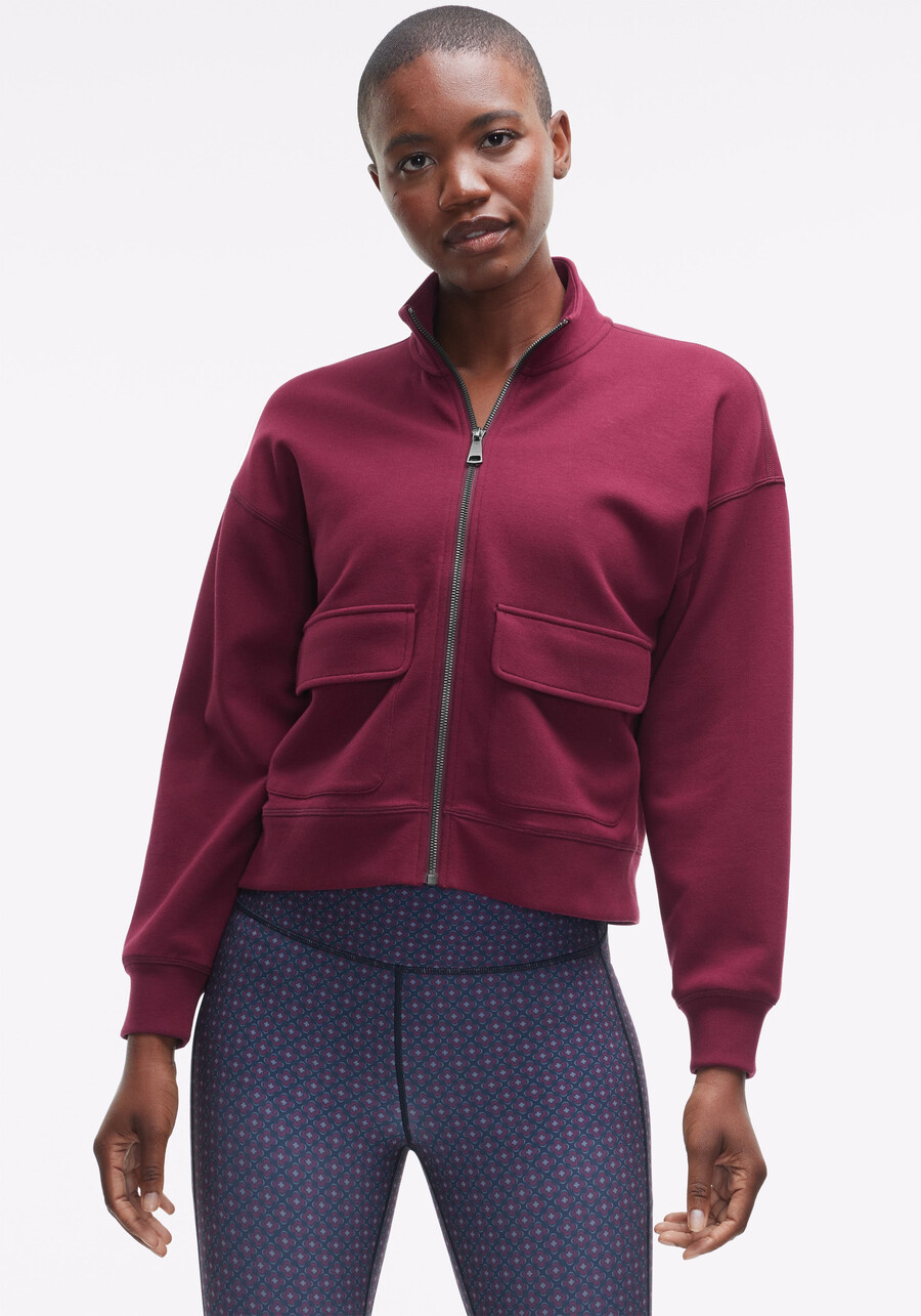 tech double knit full zip