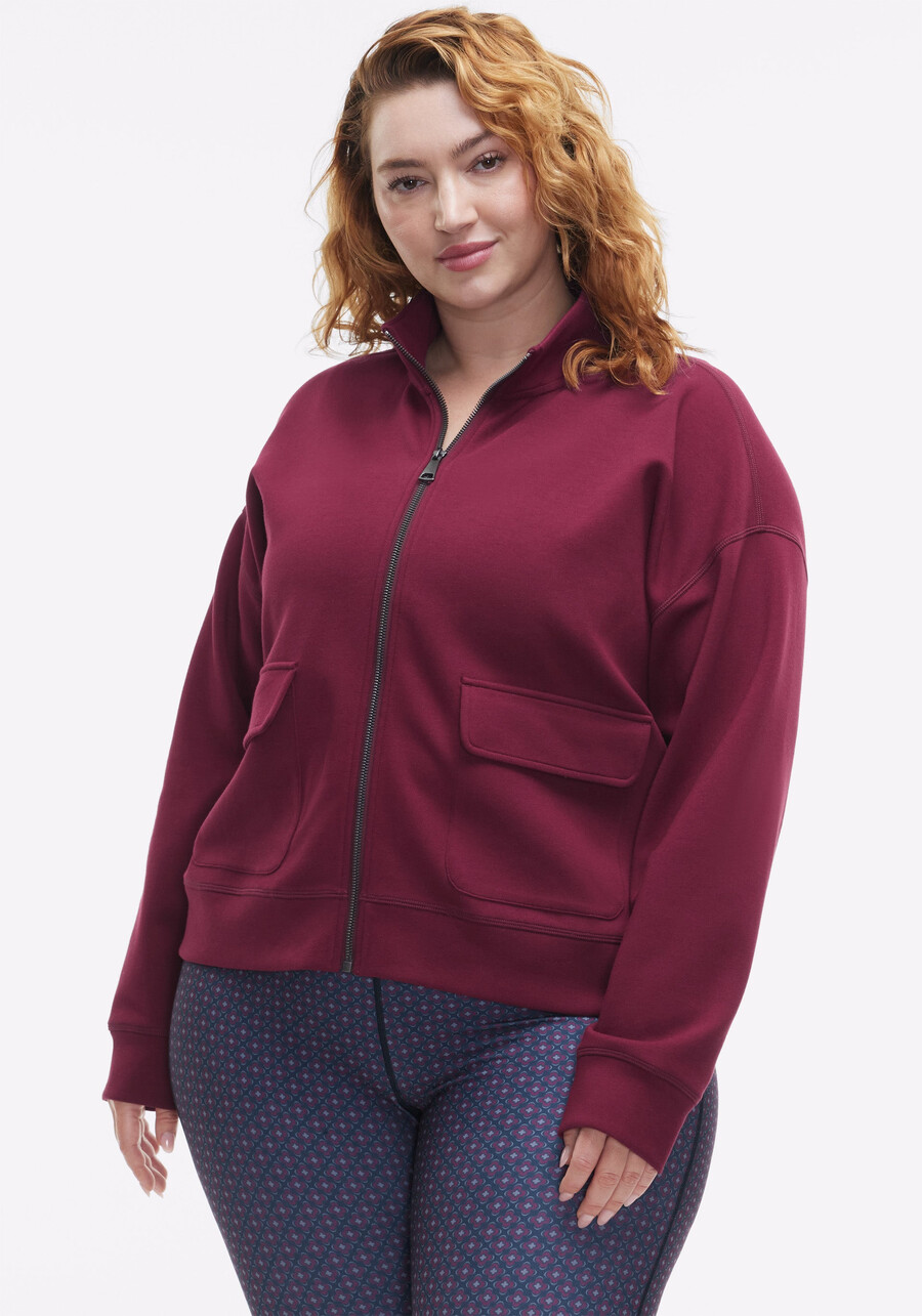 tech double knit full zip