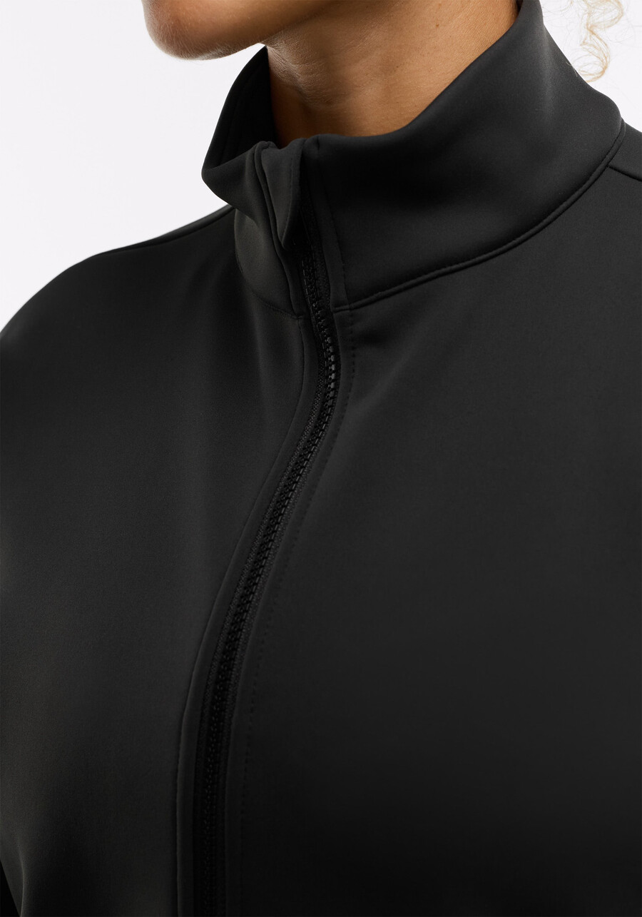 interlock cropped bomber