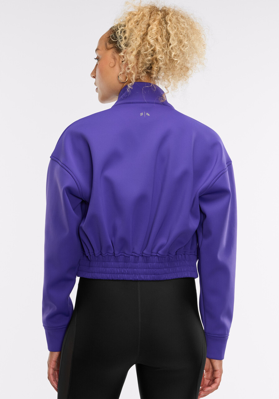 interlock cropped bomber