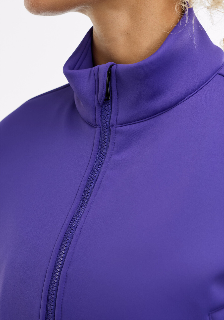 interlock cropped bomber