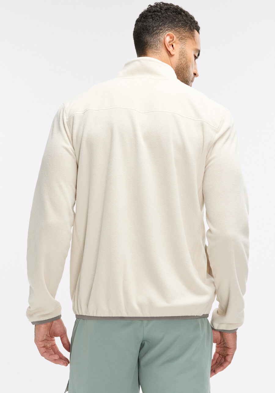 fleecejacke mit durchgehendem reißverschluss
