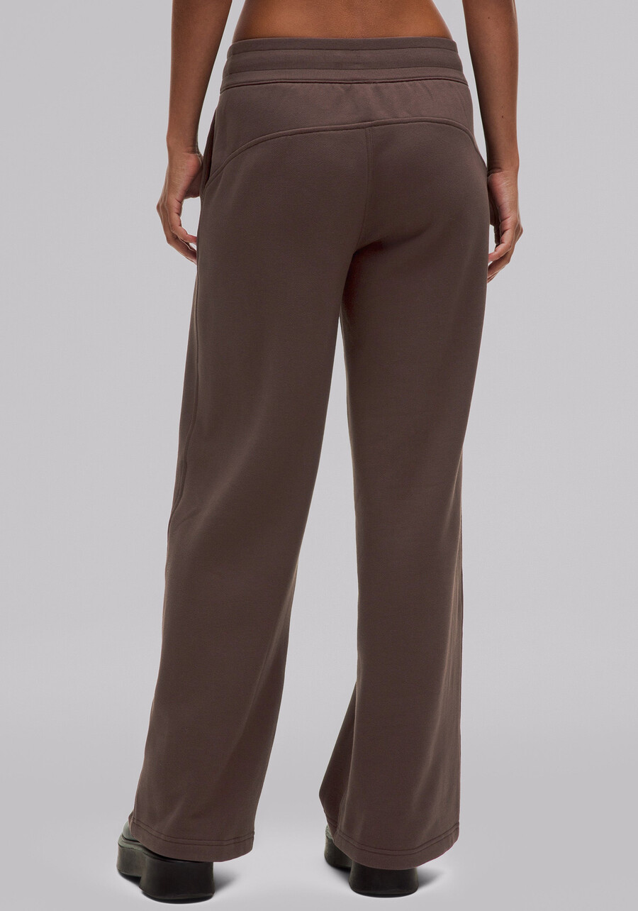 scuba mid-rise wide-leg hose normal
