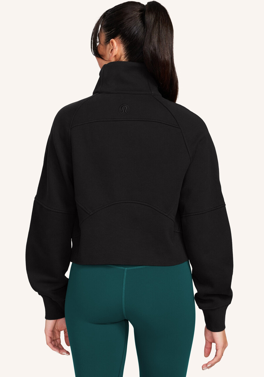 scuba oversized trichterkragen-halbzip
