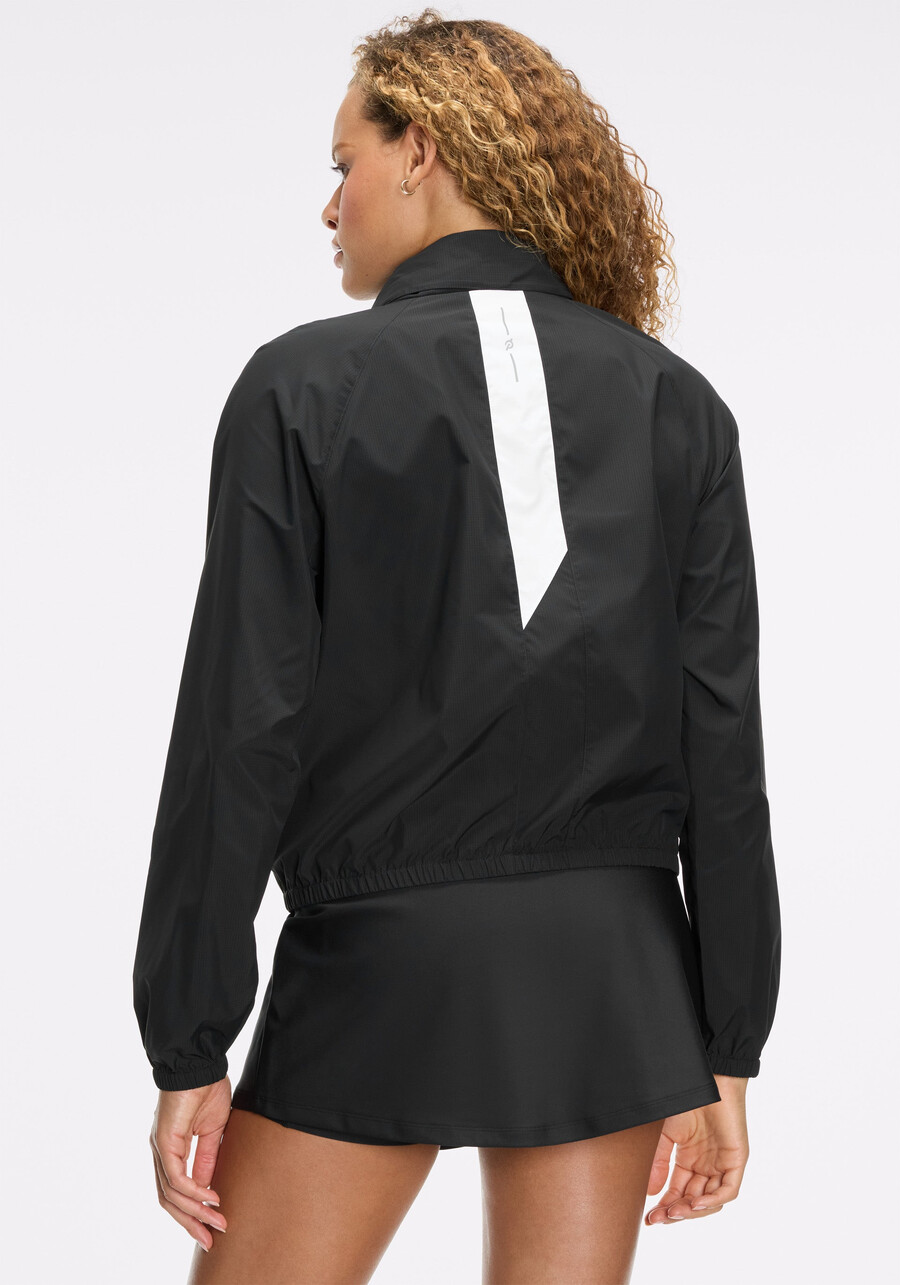 gewebte laufjacke
