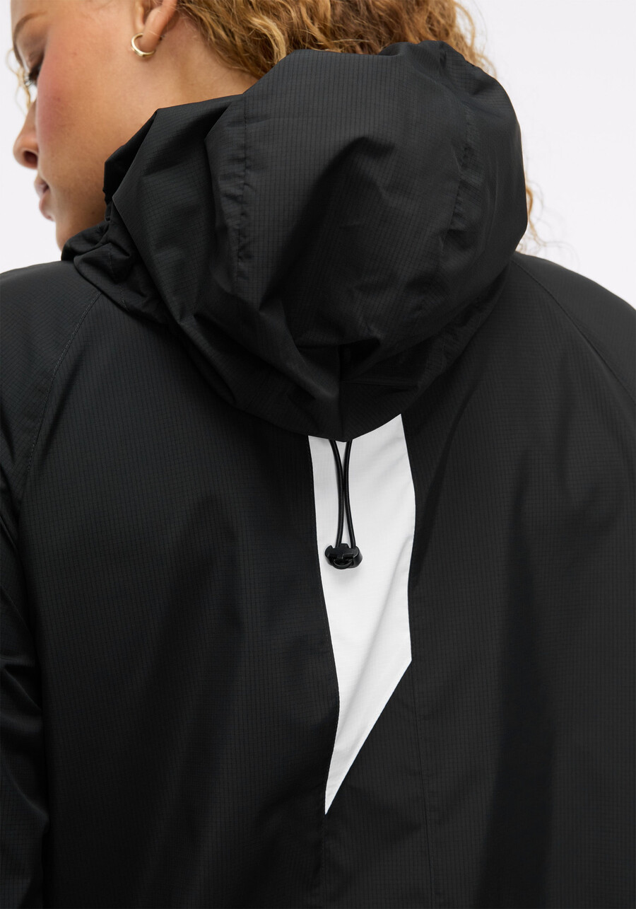 gewebte laufjacke