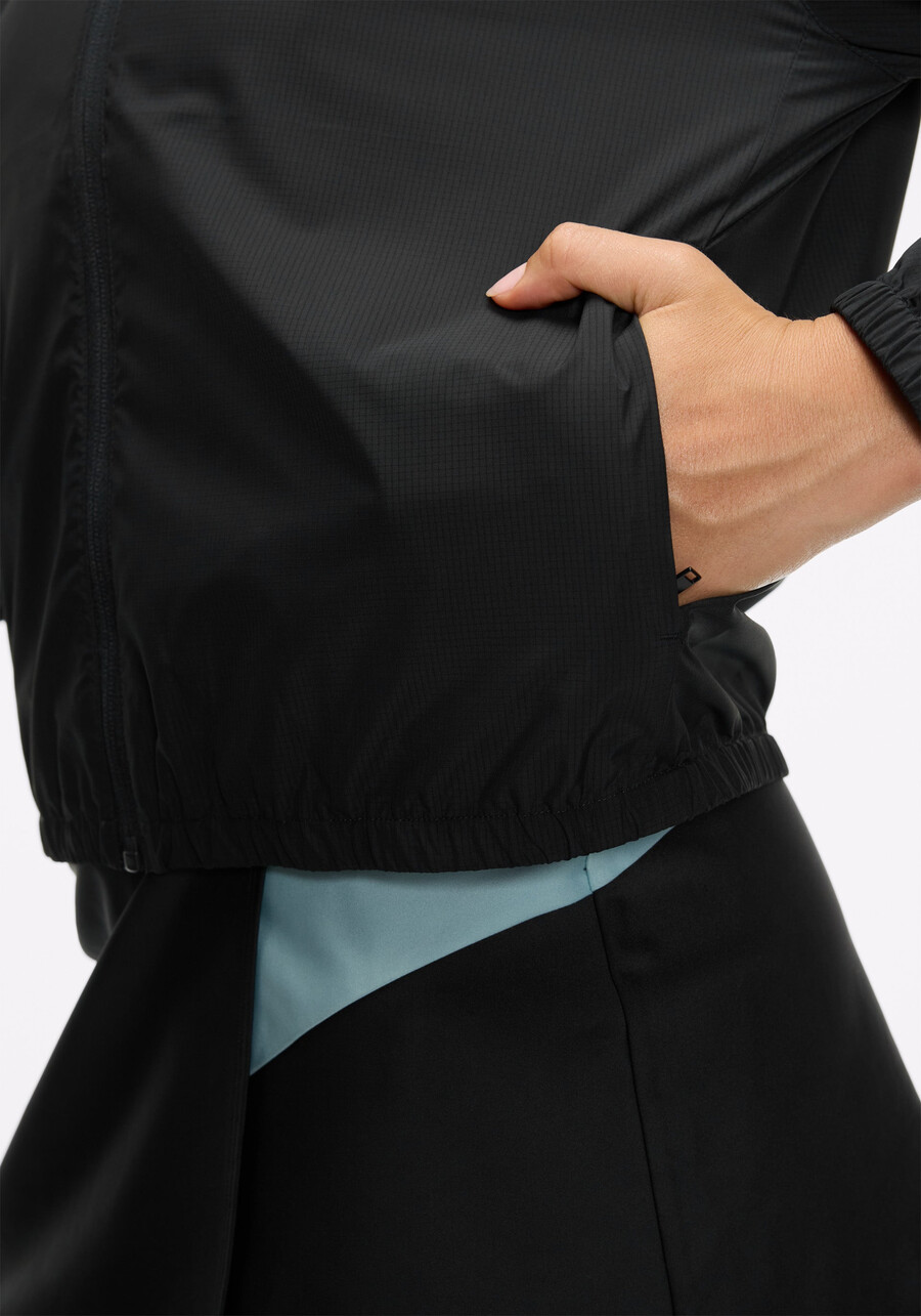 gewebte laufjacke