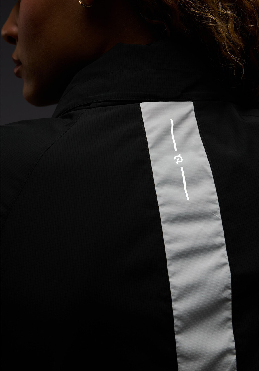 gewebte laufjacke