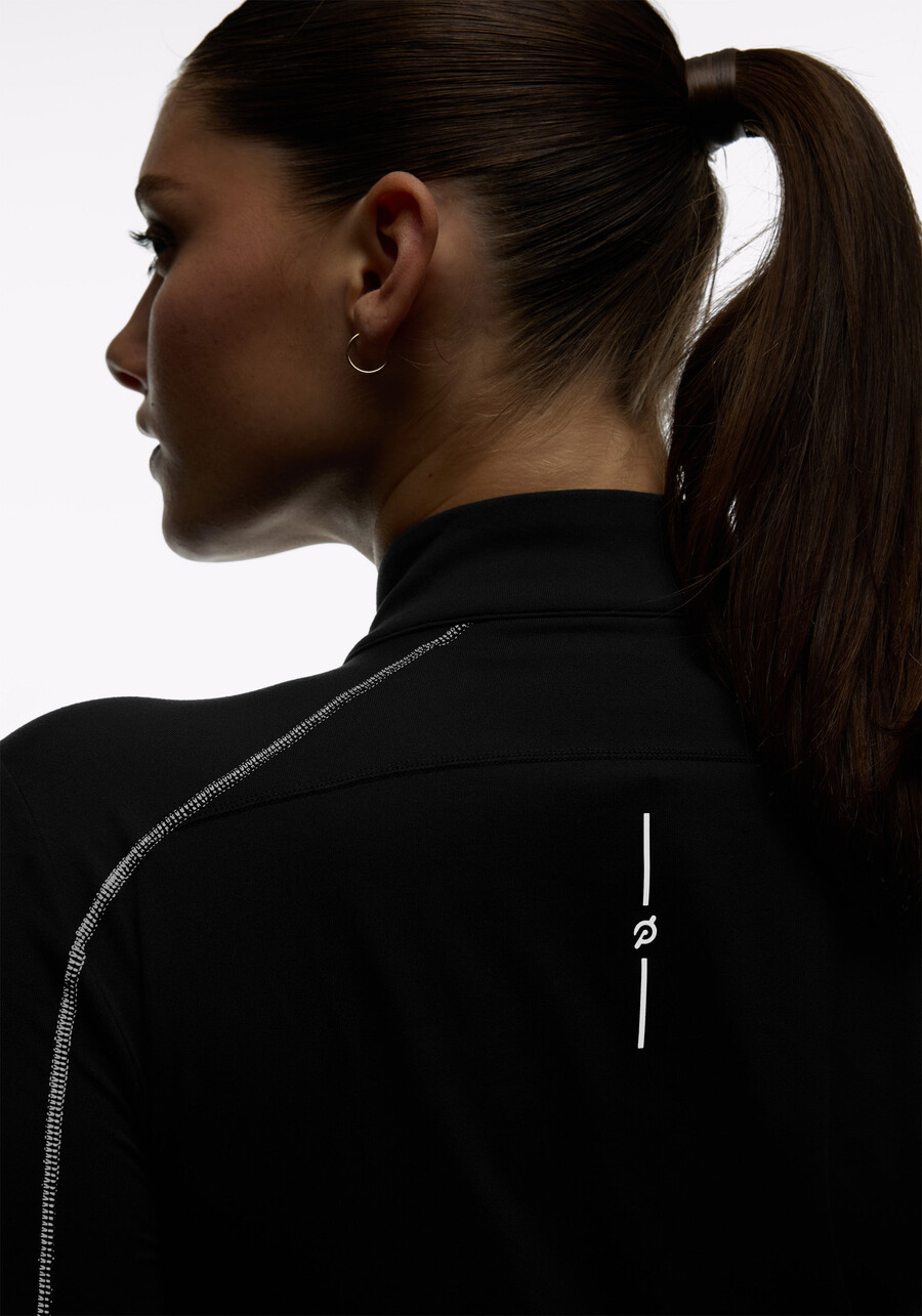 active brushed jersey ¼ zip