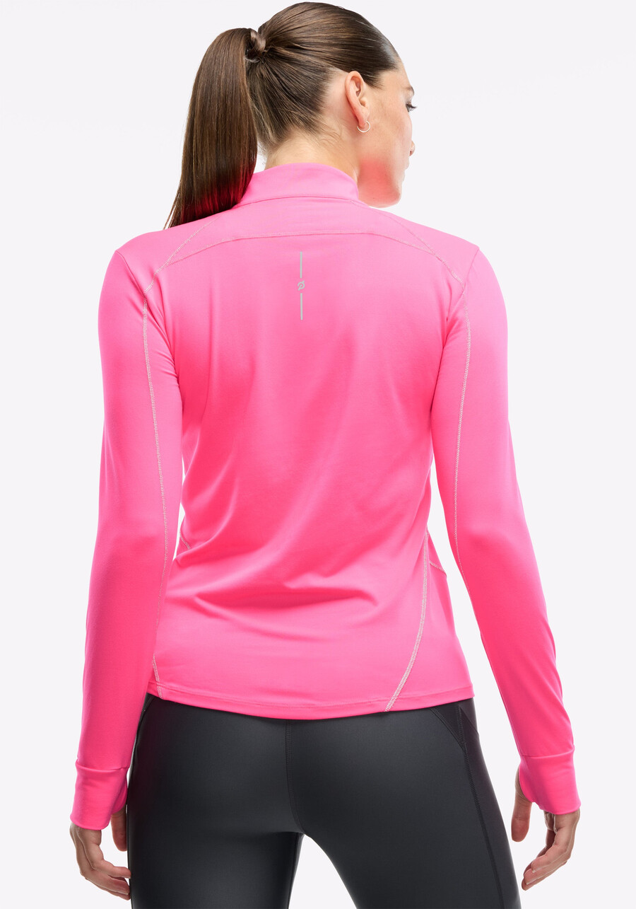 active brushed jersey ¼ zip