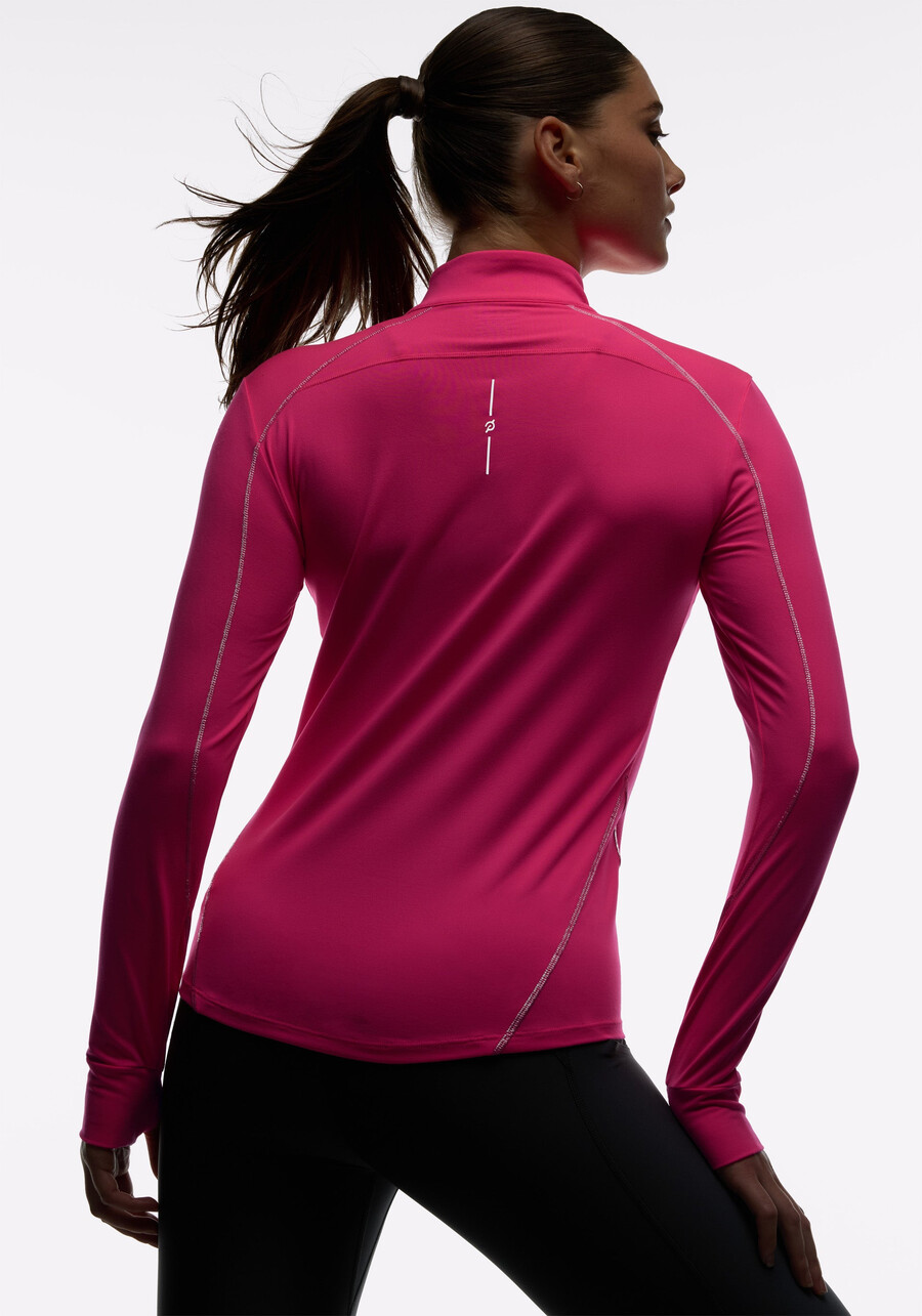 active brushed jersey ¼ zip