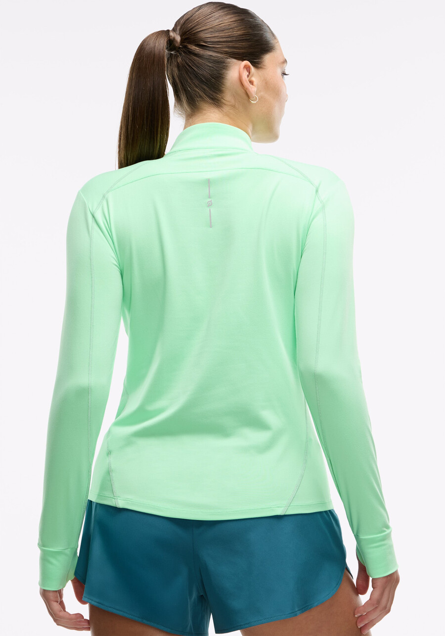 active brushed jersey ¼ zip