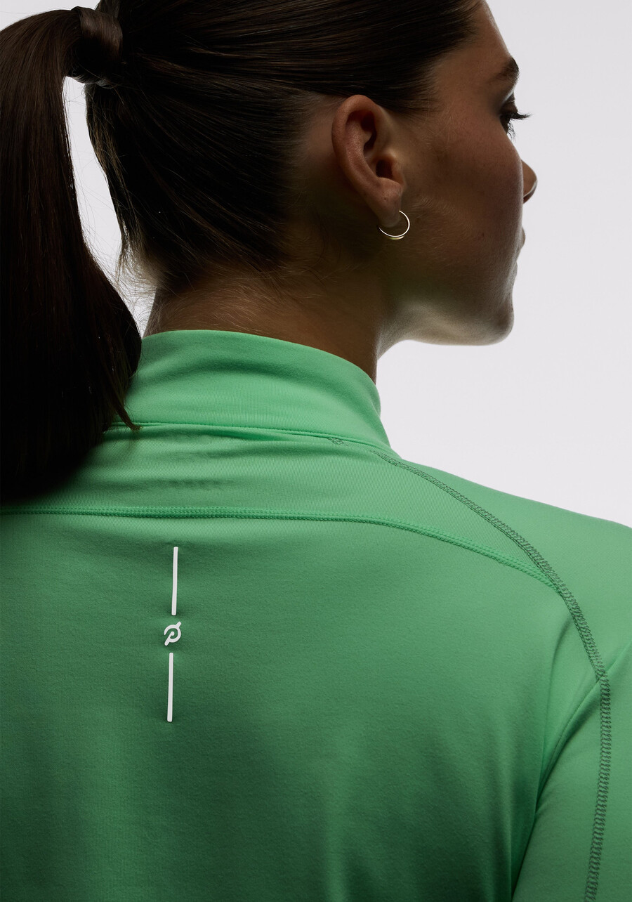 active brushed jersey ¼ zip