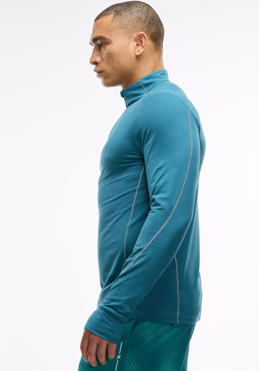 active brushed jersey ¼ zip