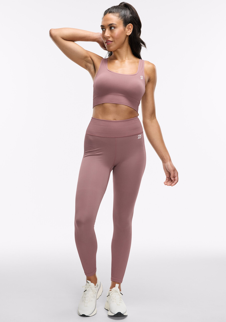nahtlose leggings mit hohem bund