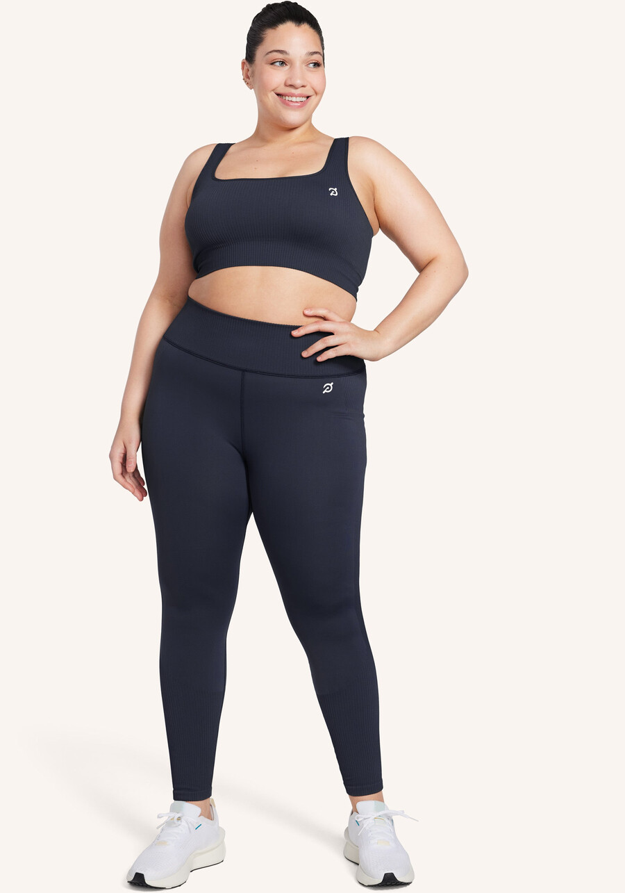nahtlose leggings mit hohem bund