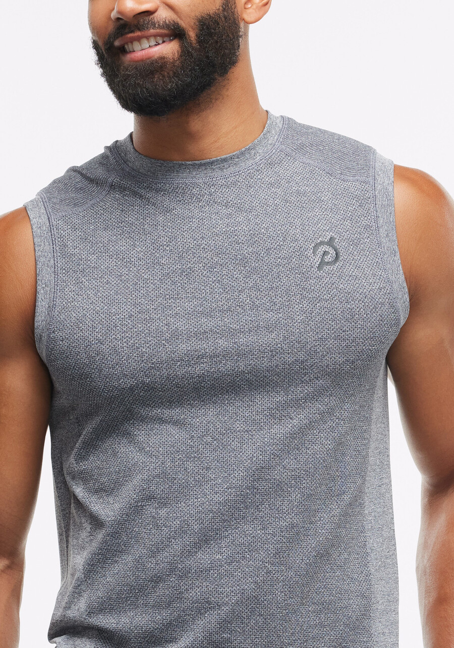 nahtloses muskel-tanktop