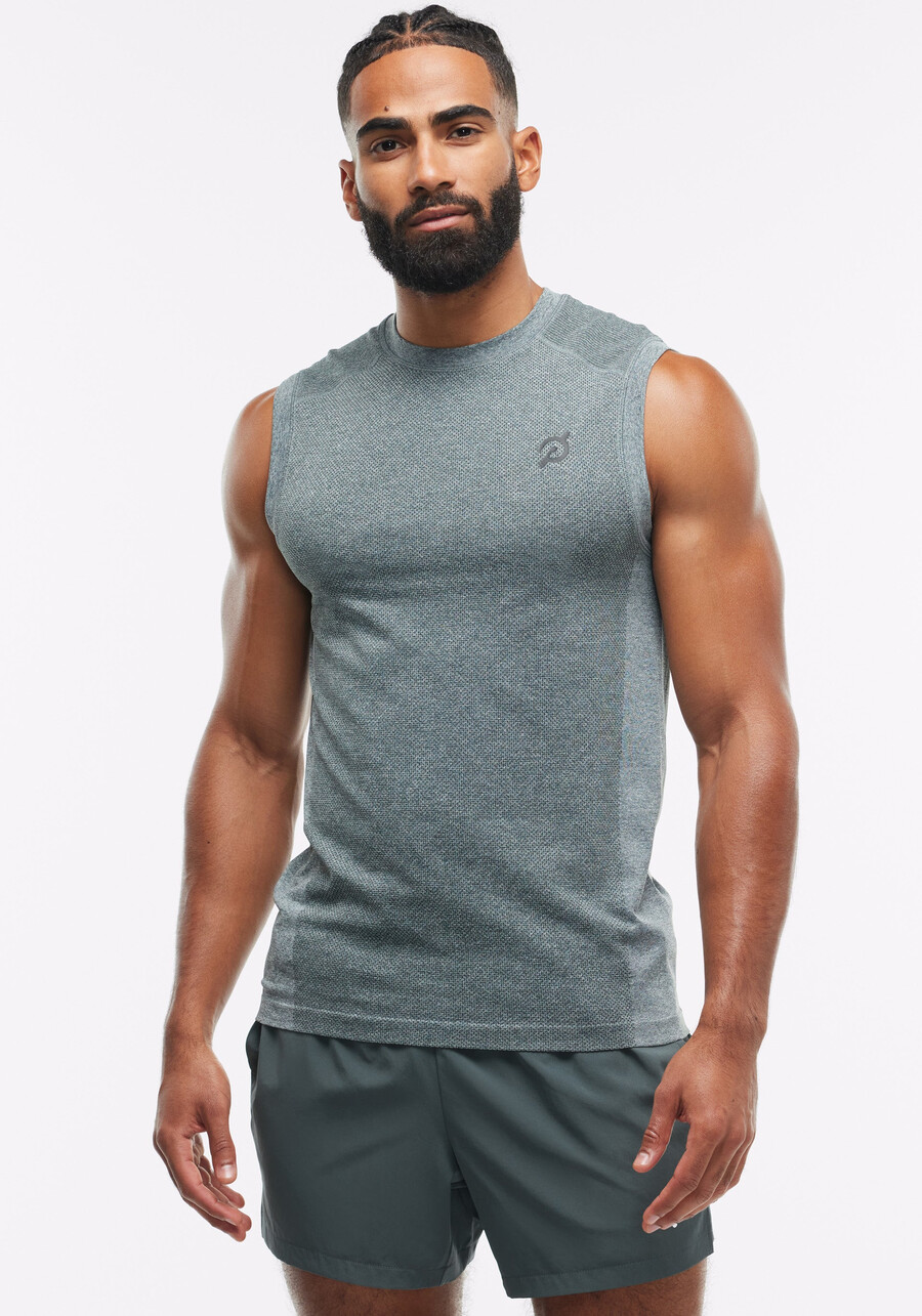 nahtloses muskel-tanktop
