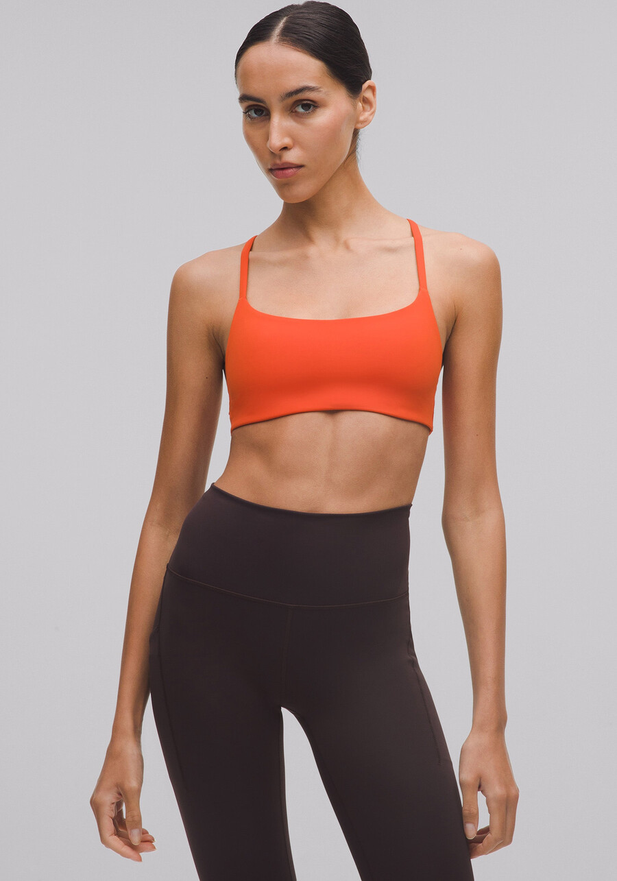 wunder train strappy racer bra leichter halt ab cup