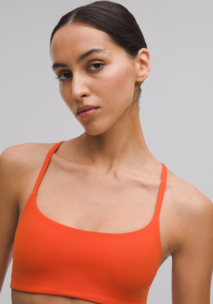 wunder train strappy racer bra leichter halt ab cup